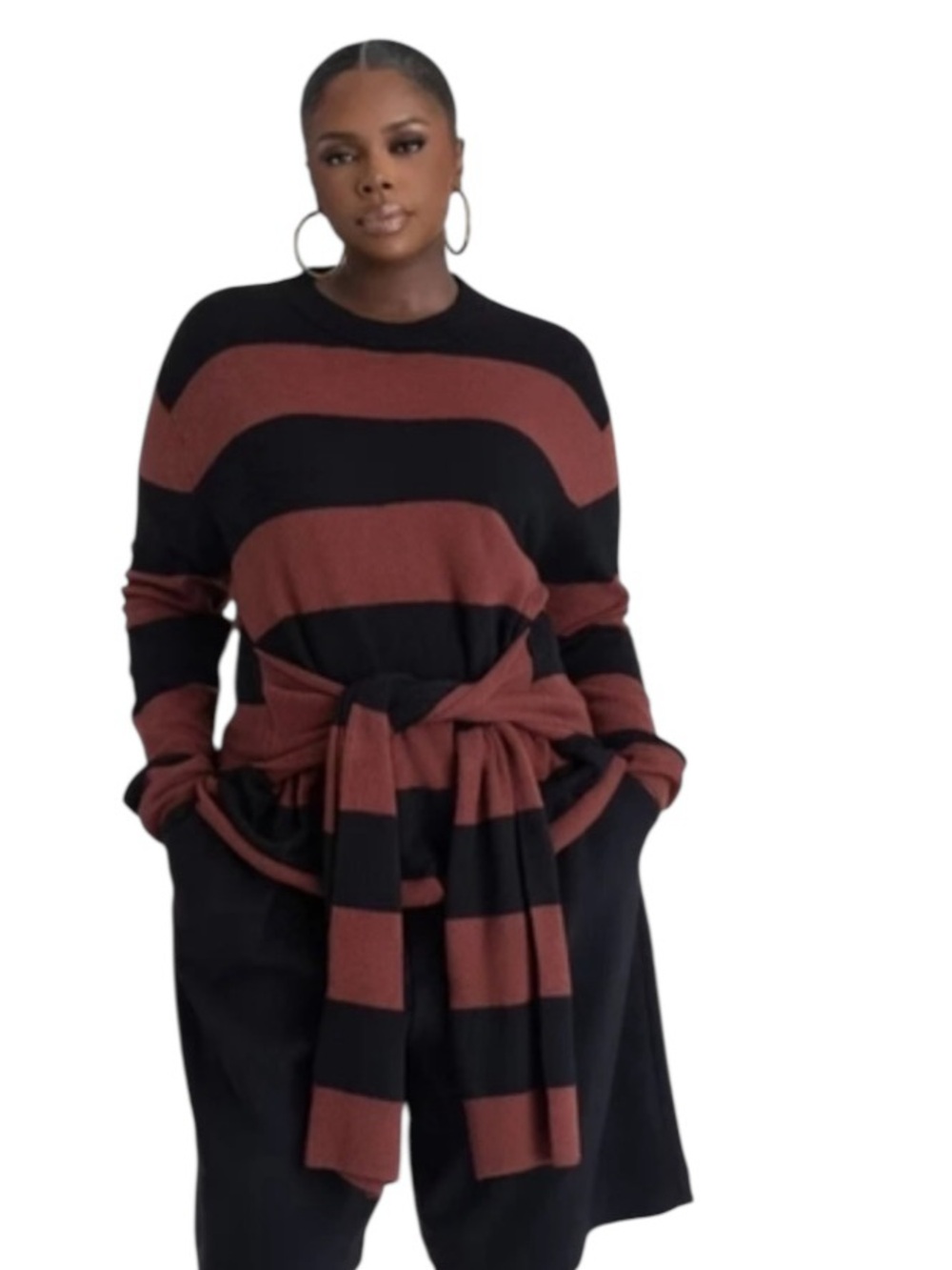 KBB by Kahlana The Wrap Sweater Sz L NWT